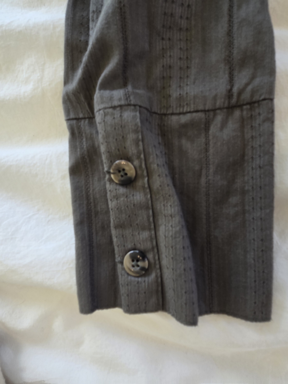 Cabi Button-Front Mini Dress/Cardigain - Picture 6 of 7
